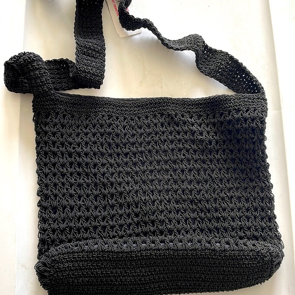 BLACK MACRAME MINI BAG / SHOULDER - 5919880 main image 1